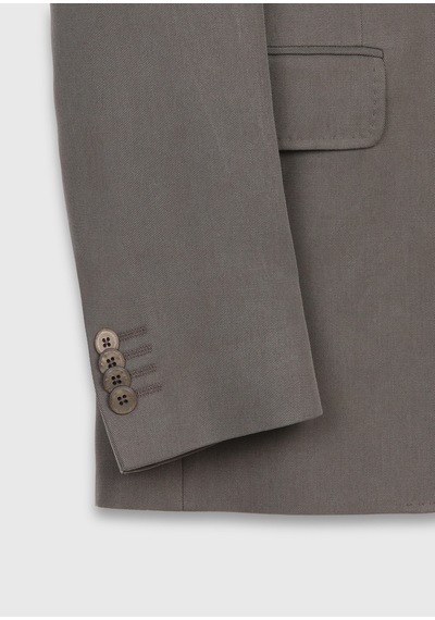 Ramsey Kahverengi Düz Zeroweight Slim Fit Takım Elbise
