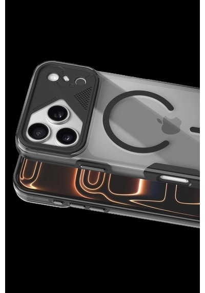 Apple iPhone Uyumlu 17 Pro Zinko Magsafe Kapak - Siyah Bz8683140934170