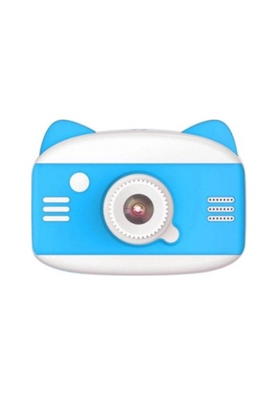 X900 Dijital Çocuk Fotoğraf Makinesi Selfie Kamera 3.5 İnç Dijital Çocuk Kamerası 1080p Mavi