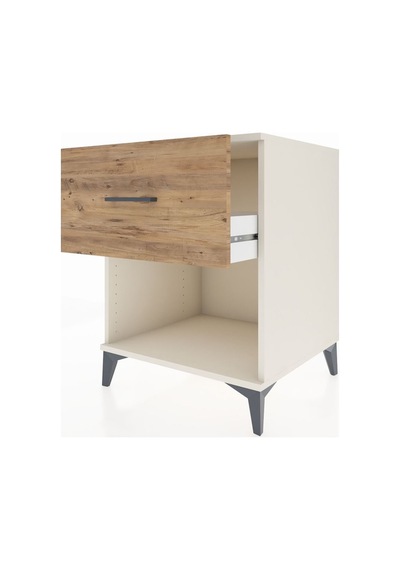 Kronos Komodin Tek Çekmeceli 60x59x80 Aytaşı-çam Aytaşı