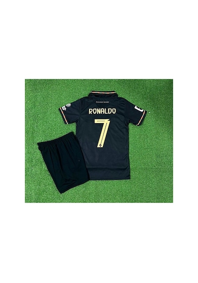 Portekiz 2026 Dünya Kupası Cristiano Ronaldo Çocuk Forması Black Çok Renkli