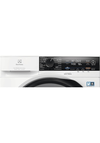 Electrolux Steamcare EW7W4492T 700 Serisi 1400 Devir 9 KG Yıkama + 5 KG Kurutmalı Çamaşır Makinesi Beyaz
