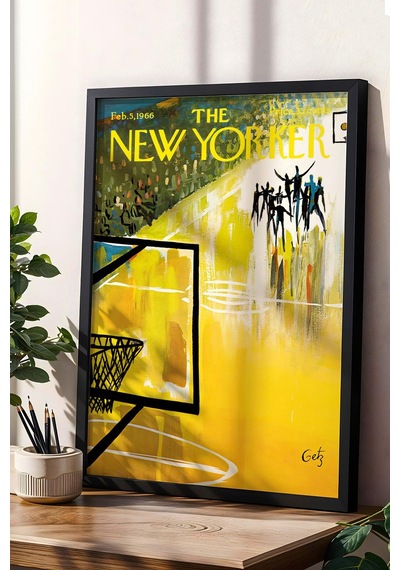 The New Yorker Çerçeveli Tablo February 5 1966