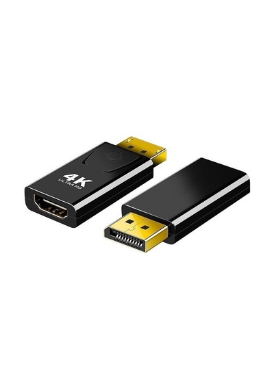 Lunatic 4649 4k Destekli Displayport Hdmı Çevirici Dönüştürücü Adaptör Displayport V1.2 Destekli 10.8gbps'ye Kadar Video Bant