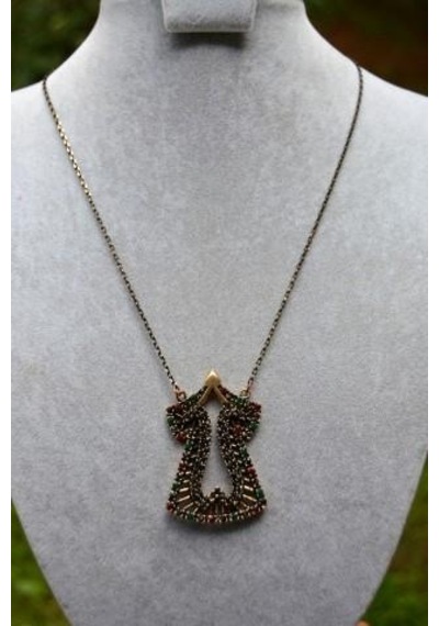 Stoneage Jewellery Kaftan Kadın  Kolye Turkuaz
