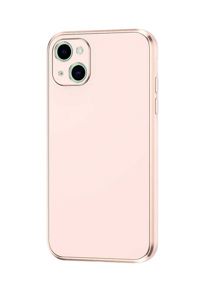Zore İphone 13 Uyumlu Nvth Bark Kılıf-rose Gold