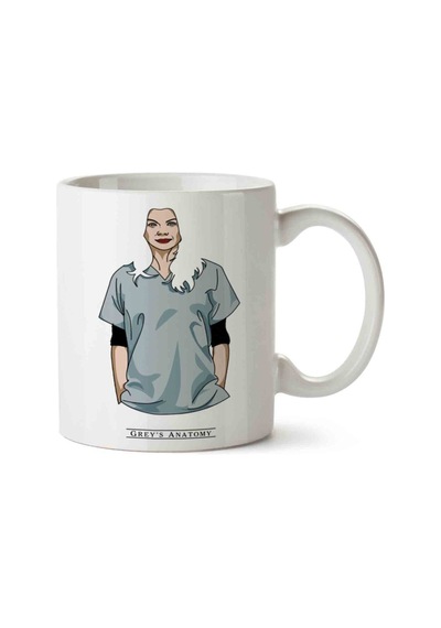 Greys Anatomy Mk Porselen Kupa Bardak Beyaz