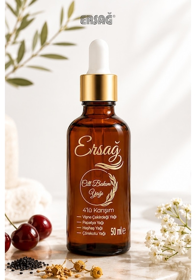 Ersağ 4’lü Karışım Cilt Bakım Yağı 50 ML
