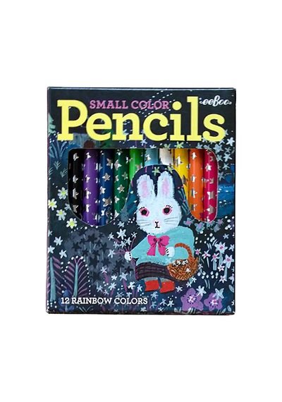 Eeboo Yumi 12li Mini Kuru Boya Kalemi - Bunny Çok Renkli