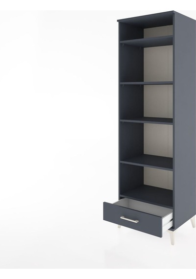 Hyperion Dolap 5 Raflı Tek Çekmeceli 60x44x195 Antrasit-antrasit Antrasit Hyperion Dolap 5 Raflı Tek Çekmeceli 60x44x195 Antrasit-antrasit Antrasit