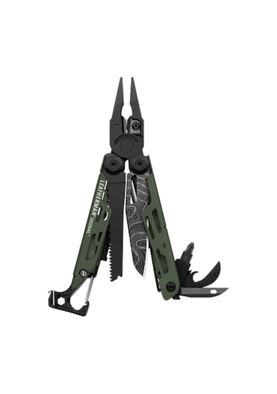 Leatherman Kamp Signal Green Topo Blade Yeşil
