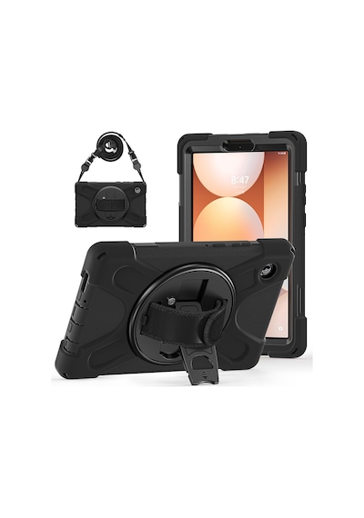 Samsung Galaxy Uyumlu Tab A11 Plus 11inç Defender Askılı Zırhlı Tank Case X230 X235 X236b Kılıf