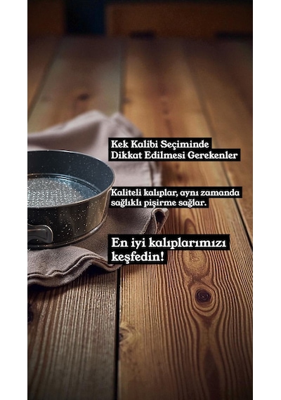 Yuvarlak Kelepçeli Kek Kalıbı 25,5 Cm.orta Boy Gri