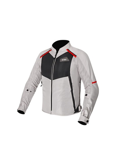 Ls2 Breeze Yazlık Kadın Mont Gri-siyah-kırmızı