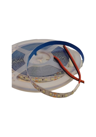 12 Volt 8 Mm 2835 Smd Turkuaz İç Mekan 120 Ledli 5 Metre Şerit Led
