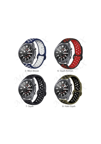 Huawei Uyumlu Watch GT GT2 GT2e GT3 Pro 46mm Kordon Nike Spor Kordon