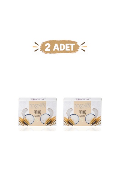 Rosemix - 291 - - Pirinç Sabunu Kutulu 90 Gr - 2 Adetlik - Shophnrl - Set Ürün Diğer