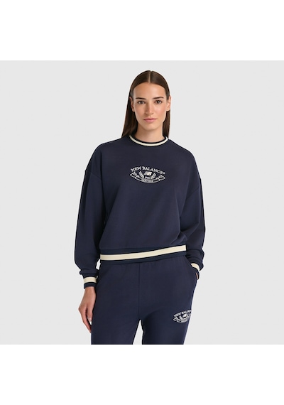 New Balance Nb Lifestyle Women Sweatshirt Kadın Lacivert Sweatshirt - Wnc3501