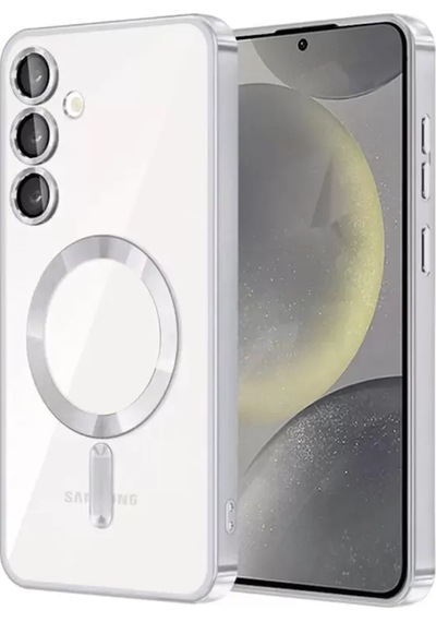 Newface Samsung Galaxy S24 Kılıf Kross Magneticsafe Kapak - Titan Gri