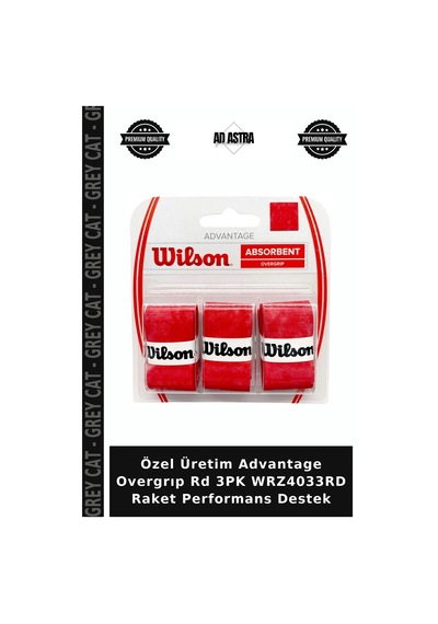 Özel Üretim Advantage Overgrıp Rd 3pk Wrz4033rd Raket Performans Destek Çok Renkli