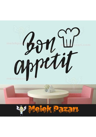Bon Apetit Mutfak, Restoran Duvar Sticker