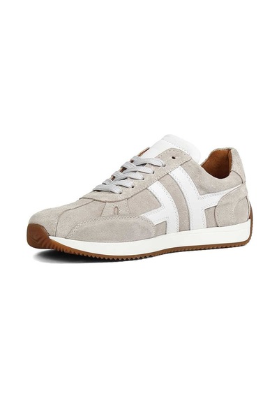 Kadın Bej Süet Deri Sneaker