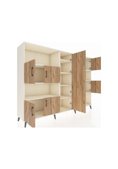 Hyperion Dolap 10 Raflı 9 Kapaklı 220x44x163 Aytaşı-çam/aytaşı Aytaşı-çam/aytaşı Hyperion Dolap 10 Raflı 9 Kapaklı 220x44x163 Aytaşı-çam/aytaşı Aytaşı-çam/aytaşı