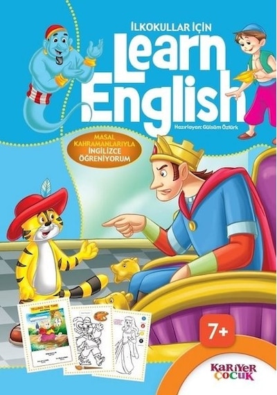 İlkokullar İçin Learn English-Mavi - Kariyer Çocuk