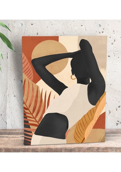 Bk Gift Yatak Odası Konseptli Dekoratif Mini Kanvas Tablo 15X20C (551116622)
