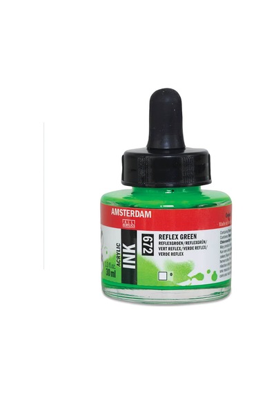 Amsterdam Akrilik Mürekkep 30 Ml Reflex Green 672 Diğer