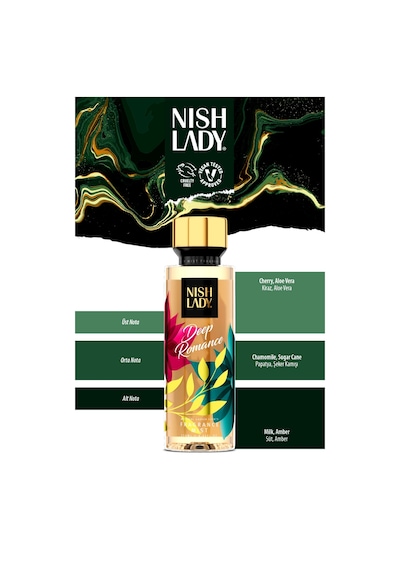 Nishlady Deep Romance Body Mist Vegan Vücut Spreyi 260 ML