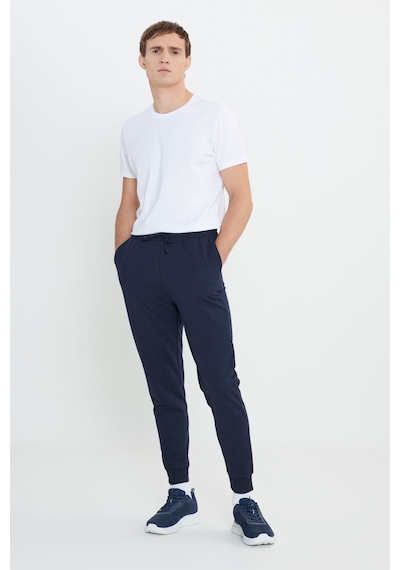 AC&Co / Altınyıldız Classics Erkek 2 İplik Pamuklu Standart Fit Normal Kesim Eşofman Takımı Paketi Lacivert