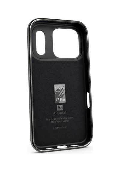 İphone 17 Pro Max Uyumlu Karbon Detaylı Deri Kılıf Lacivert - 915138366 Lacivert