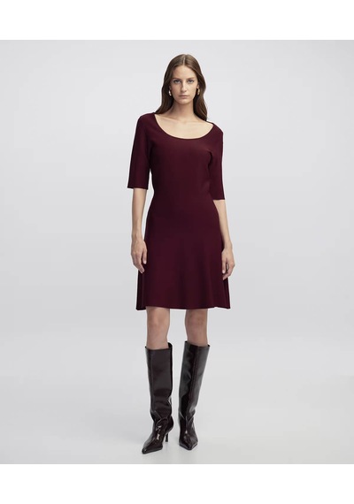 İpekyol A Kesim Triko Bordo Kadın Elbise Iw6250002093 Bordo