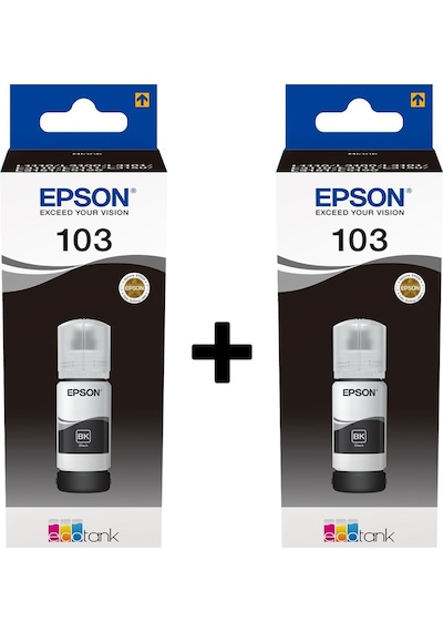 Epson 103 Serisi 2Li Siyah Mürekkep Seti