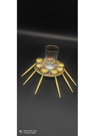 Ikon Mat Gold Nescafe Çay  Kaşık Gold