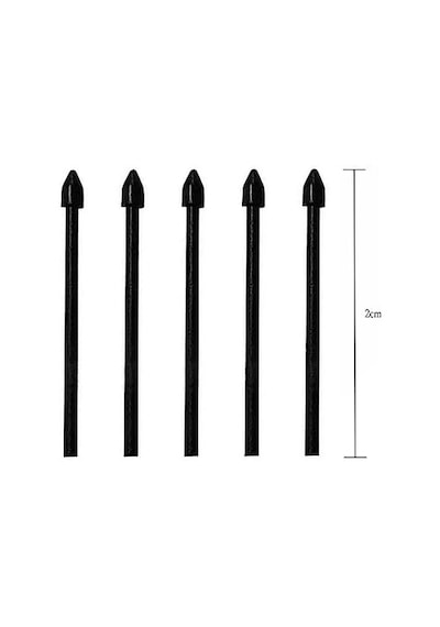 Daiuni S-pen Yedek Uçlar Galaxy Tab S7 Fe/tab S7 / Tab S7+ Plus/galaxy Tab S8 / Tab S8+ Plus/tab S8 Ultra İçin Dokunmatik Stylus S Pen Uçlar Uç Alet Seti, 5 Adet Siyah