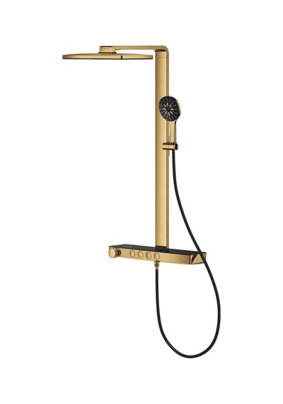 Rainshower Aqua Pure Duvara Monte Termostatlı Duş Sistemi - 100961gl00 Altın