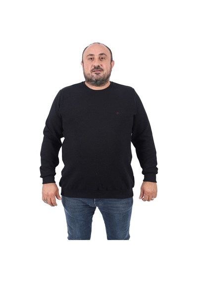 Moc Grande Mocgrande Gipeli Sweat Bisiklet Yaka Wreath 22713 Sıyah Siyah
