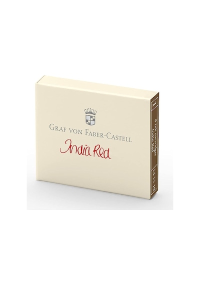 Graf Von Faber-castell Dolma Kalem Kartuşu 6'li Hint Kırmızısı Diğer
