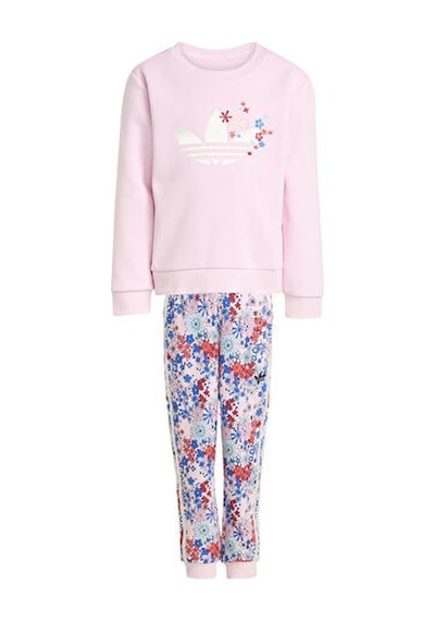 Adidas Crew Set Çocuk Günlük Eşofman Takımı Kd1750 Pembe