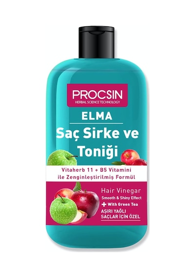 Aşırı Yağlanma Karşıtı Elmalı Saç Sirke Ve Toniği 250 Ml