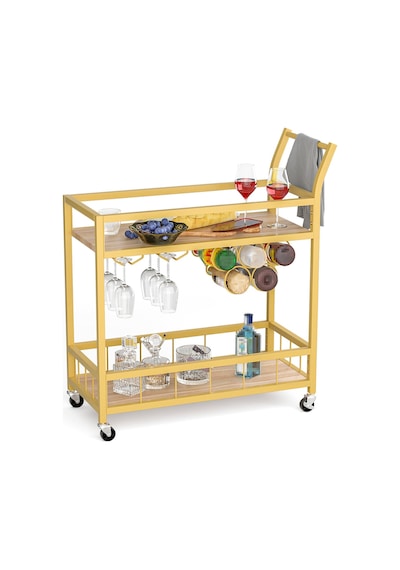 Remi Gold Metal Servis Arabası