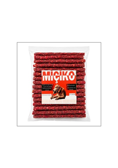 Köpekler İçin Xxl Kalın Munchy Ödül Çubuğu 500gr Kırmızı