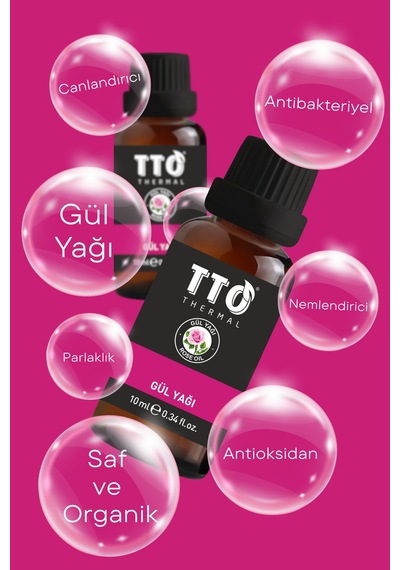 Tto Thermal Gül Yağı 10 Ml – Doğal Narin Cilt & Aromaterapi Yağı