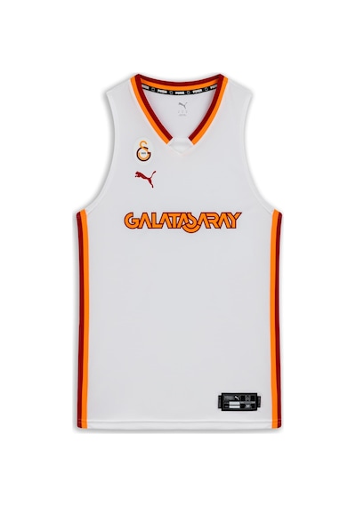 Puma Galatasaray 25/26 Deplasman Basketbol Forması 692804 02 Beyaz