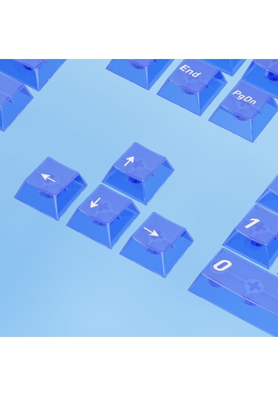 Mekanik Klavye Keycaps Rgb Şeffaf Gaming Pbt Tuş Takımı Mor