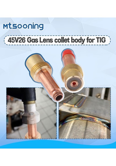 Tr 5'li Paket Gaz Lensi Pens Gövdeleri 45v26 3/32 İnç Tıg Kaynak Torcu 17, 18 Ve 26 Serisi İçin