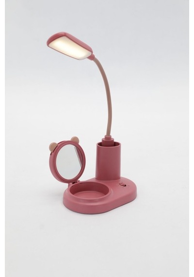 Favora Aynalı Masa Üstü Çocuk Lambasi - Pembe