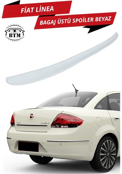 Fiat Linea Bagaj Üstü Spoiler Beyaz